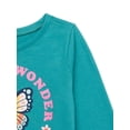thumbnail image 2 of Garanimals Toddler Girls Raglan Tee with Long Sleeves, Sizes 18M-5T, 2 of 3