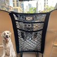 thumbnail image 1 of Organizador de malla para coche de 3 capas, bolsa de red para respaldo de asiento, barrera para niños de mascotas en el asiento trasero ZefeiWu 8390611298234, 1 of 1