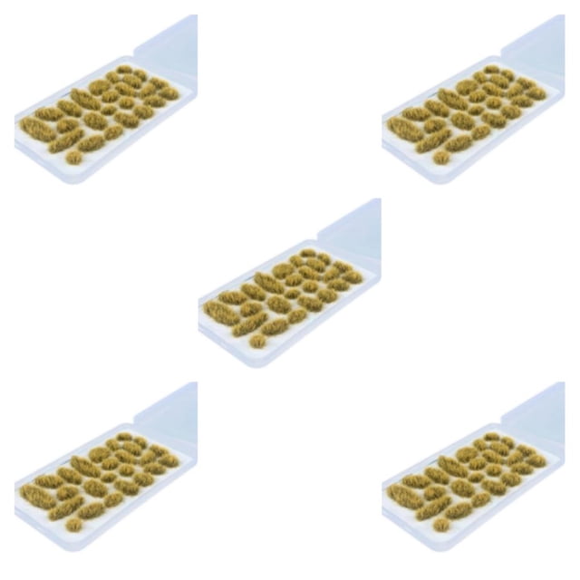 Maoww Natural 25x Simulation Cluster Grass for Train Scenery Decor Accessory Summer Green 6mm 5Set