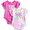Tie Dye/Begonia, variant on Bluey Baby Boys or Girls Graphic One-Piece Bodysuits, 2-Pack, Sizes 0/3M-24M