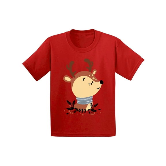 Awkward Styles Christmas T-Shirt for Baby Boys Girls Cute Little Deer Xmas Baby Shirt