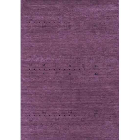 Ahgly Company Machine Washable Indoor Rectangle Abstract Blue Contemporary Area Rugs, 3' x 5'