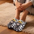 thumbnail image 3 of Uourmeti Cow Print Highland Cattle Guest Slippers Anti-slip Non-slip Slip On Comfortable Washable Indoor Home Hotel Women Slippers, 3 of 7