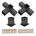 thumbnail image 2 of oshhni Right Angle Corner Brackets for Shed Canopies Patio Pergolas, 2 of 9