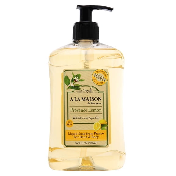 A La Maison - Traditional French Milled Liquid Soap Provence Lemon - 16.9 fl. oz.