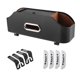 thumbnail image 5 of Organizador para reposacabezas de coche con 2 portavasos, duradero y ordenado, universal Negro, 5 of 9