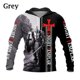 thumbnail image 4 of Sudadera con capucha de los Caballeros Templarios para hombre, con estampado 3D de armadura de soldado medieval, ropa de calle vintage, moda deportiva, ropa para mujer, 4 of 5