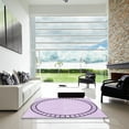 thumbnail image 7 of Ahgly Company Machine Washable Indoor Rectangle Transitional Orchid Purple Area Rugs, 8' x 10', 7 of 7