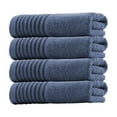 thumbnail image 2 of Solid Color Striped Yarn Towel, Soft, Absorbent, Face Wash Towel, 4 Sets, Polyester Material, Fine Workmanship, No Fading, Easy To Clean, Multi Use, 2 of 6