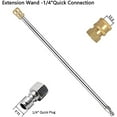 thumbnail image 4 of Pressure Washer Extension Wand, 2pcs 13 inch Jet Wash Extension Rod for Power Washer, Pressure Washer Lance with 1/4 Inch Quick Connect, 4 of 5