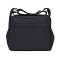 thumbnail image 4 of Bolso bandolera MINTEGRA para mujer, de nailon, impermeable, ligero, Negro, Mediano, 4 of 5