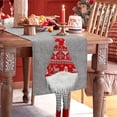 thumbnail image 3 of Christmas Christmas Gnome Long Legs Tablecloth Christmas Rustic Tablecloth Gray Tablecloth for Christmas Holiday Decorations and Christmas Celebrations (Gray), 3 of 8