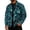 Green, variant on Mens Corduroy Jacket Casual Loose Fit Turn Down Collar Long Sleeve Button Front Shirt Jacket Camouflage Print Outerwear Green 3XL