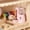 Pink, variant on WLAGOOD 2 in 1 Small Pet Feeder and Water Dispenser 6.5×5.5×4.3in Automatic Gravity Hamster Feeding Bowl Anti-Contamination Detachable for Hamsters Gerbils Mice