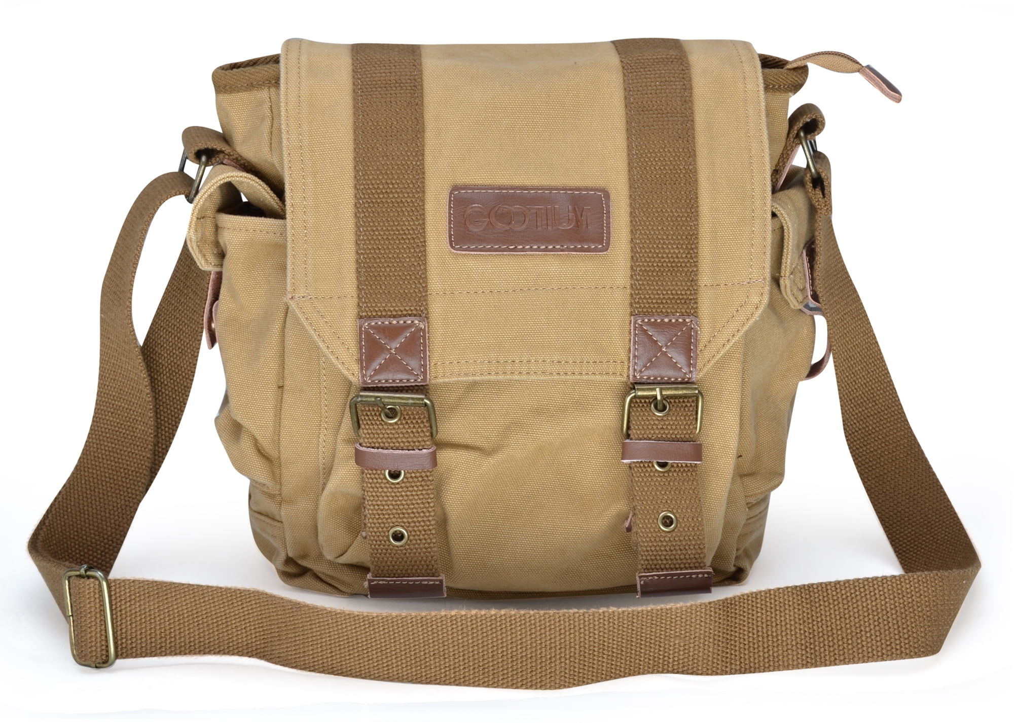 Gootium Vintage Canvas Messenger Bag Menâ S Shoulder School Gootium Vintage Canvas Messenger Bag Menâ S Shoulder School Satchel Khaki