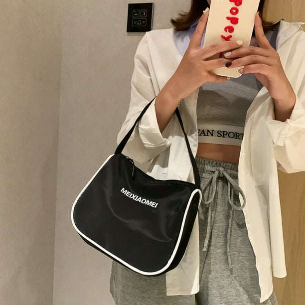 Bandoleras pequenas de nailon para mujer bolso informal clasico salvaje sencillo Likrtyny Mini bolso de mano Retro 2020 Walmart en linea