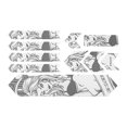 thumbnail image 1 of Soidarity Pegatina de protección para cuadro de bicicleta 3D, Protector resistente a los arañazos, pegatinas extraíbles para bicicleta de montaña y Ciclismo Belleza Soidarity OD000814-02, 1 of 1