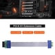thumbnail image 3 of JShteea Extensor Tarjeta Vertical PCI Express Flexible Cable Extensión Convertidor PCIe 1X, 3 of 5