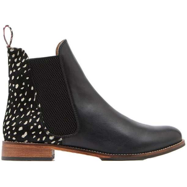 Women's Westbourne Chelsea Fashion Boots Black Leather 9 M - Walmart.com