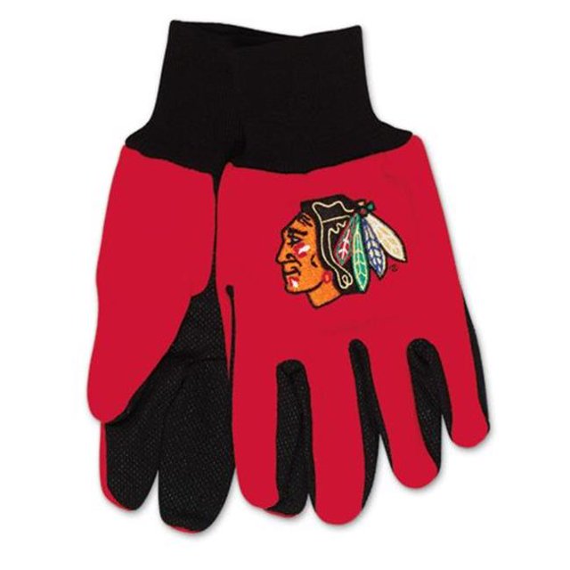 Gants Bicolores des Blackhawks de Chicago - Adulte