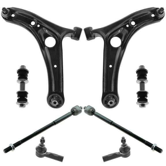 TRQ Front Control Arm Ball Joint Sway Bar Link Tie Rod Steering Suspension Kit PSA66746