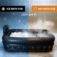 thumbnail image 4 of Inflatable Bathtub Adults - Blow Up Bathtub Adult for Indoor Shower Use, Portable Bathtub Adult，62.2x37.4x17.72in, Light Grey, 4 of 10