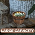 thumbnail image 6 of FOMIYES Rustic Planter Box Carbonized Wood 2Pcs 7.3x5.9x5.5in Home Balcony Gardening, 6 of 8