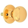 Hardware House 38-2622 VB 3 Stradford Interior Knob for Handlesets Polished Brass