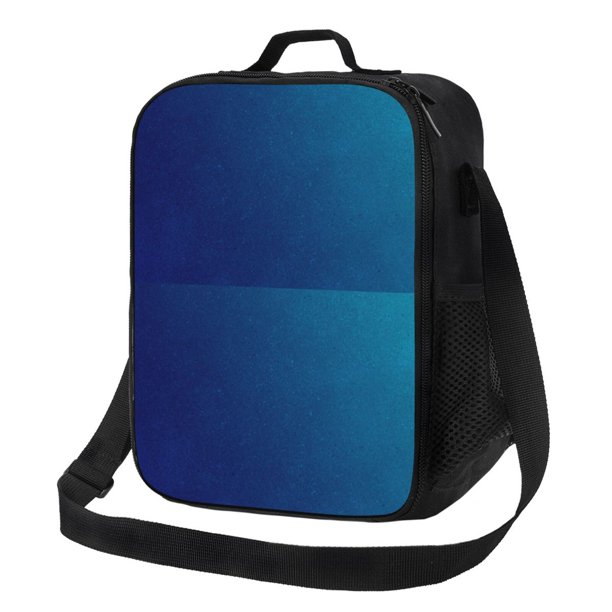 Disketp teal blue Bolsa Térmica Estampada para Almuerzo, Lonchera para Hombres y Mujeres Adultos