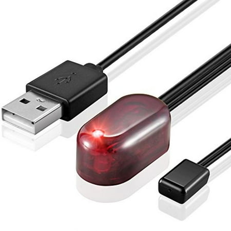 Hidden Ir Repeater System - Obvis USB IR Repeater - Infrared Extender Repeater Hidden IR Repeater System with 1 Emitters 1 Receiver