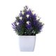 thumbnail image 2 of Artificial Silk Flower Arrangement in Weighted Pot for Home Office Decor - 1 Piece, 2 of 6