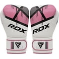 thumbnail image 4 of RDX Kids Boxing Gloves, 6oz Junior Training Mitts, Maya Hide Leather Ventilated Palm, Muay Thai Sparring MMA Kickboxing, Punch Bag Speed Ball Focus Pads Punching Workout, Youth Games Fun, 4 of 5