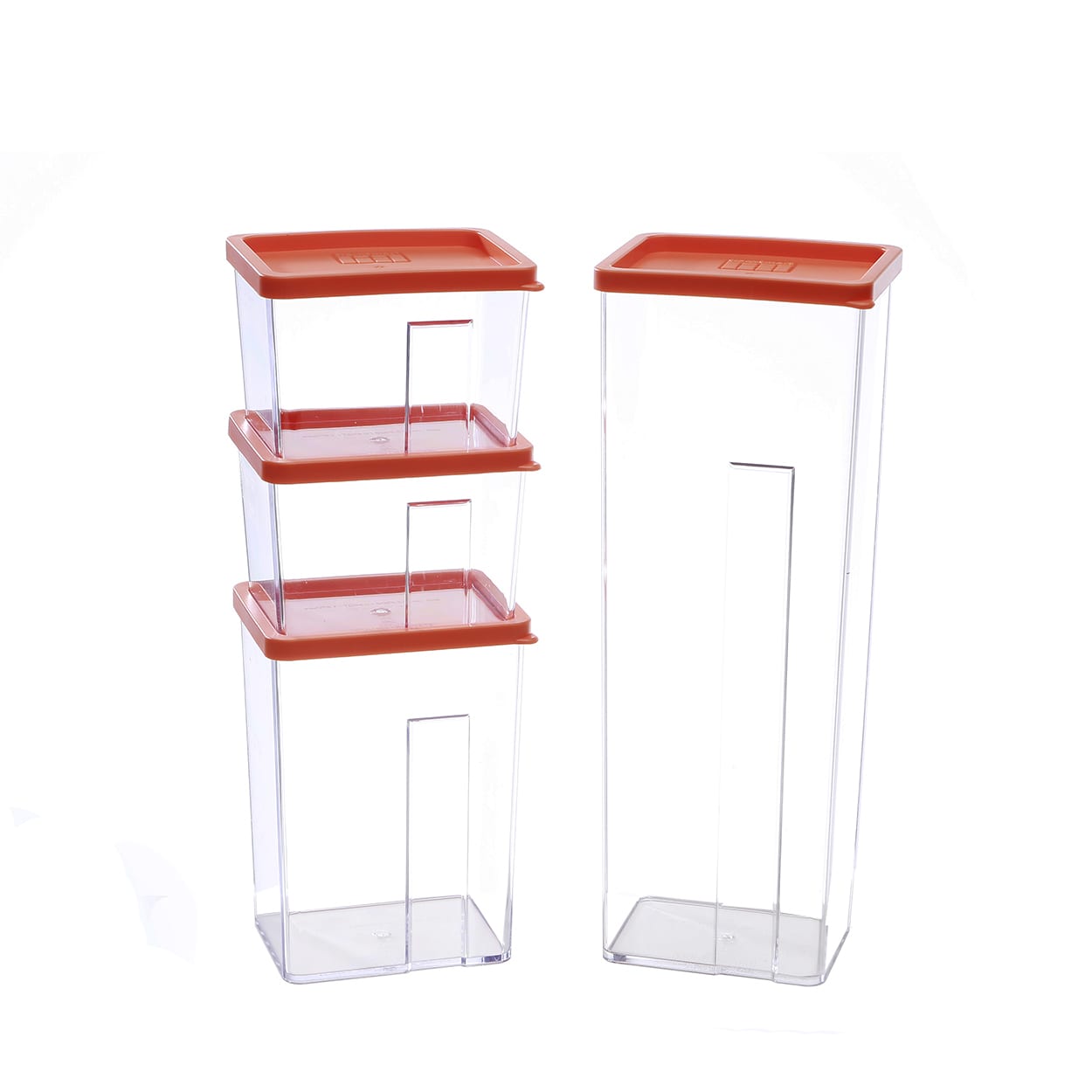 GoGreen StackSmart 9Piece Rectangular Stackable Food Storage