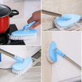 thumbnail image 5 of Rotating Cleaning Brush for Bathroom, Tub & Shower, Tile & Grout - 2.5" Wide - 14" Long - Indoor Handle & Kitchen Cleaning Brush, 5 of 5