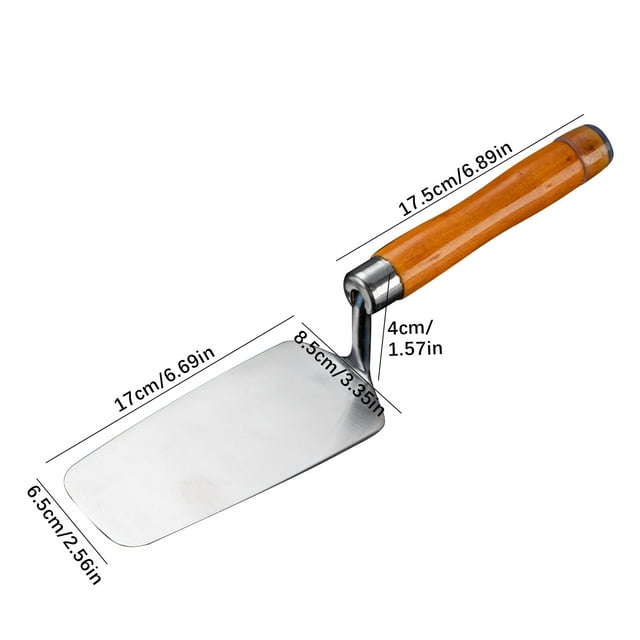 Truelle de Finition en Plâtre en Acier Inoxydable Outils de Finition pour Métal Béton Ensemble de Finition Outil de Ciment en Acier Inoxydable avec Poignée Confortable