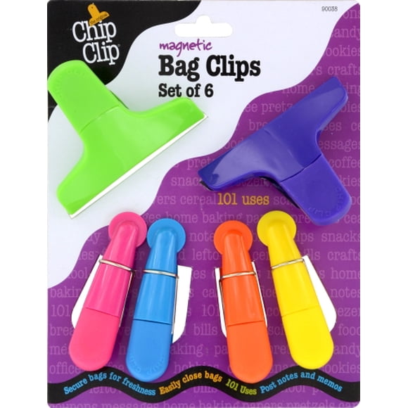 Set de 6 Memo Clips Magneticos Chip Clip 90038