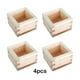 thumbnail image 3 of Matsuzay Tazas de sake Masu de madera, fáciles de limpiar, 4 piezas, para experiencia de Sake, caja cuadrada de madera japonesa Barra de herramientas, 3 of 6
