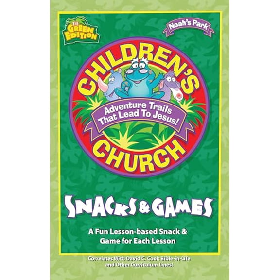 Pre-Owned Children's Church Kit: Noah's Park Children's Church Snacks & Games, Green Edition (Paperback)