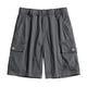 thumbnail image 1 of pstuiky Pantalones cortos para hombre, Pantalones cortos cargo para hombre, para correr, con múltiples bolsillos, cintura elástica, de algodón, para senderismo., 1 of 3