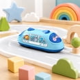 thumbnail image 6 of Feledorashia Pull Back Train Toy, Inertia Vehicle Toy, 5.3 Inch Two Way Transit Vehicle for Kids Racing Pretend Scenes Classroom Rewards and Portable Play, Plastic Body with Battery Free Motion, 6 of 6