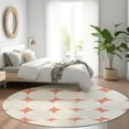 thumbnail image 3 of Dalyn Rugs Premium Machine Washable Mayfield AMF870 Salmon 8' x 8' Round Rug, 3 of 6