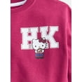 thumbnail image 6 of Hello Kitty Girls' Front Back Graphic Sweatshirt with Long Sleeves, Sizes 4-16, 6 of 7
