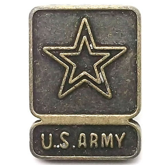 Military Star Concho Snap Cap Antique Brass 7/8" 1265-85