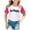 Hot Pink, variant on Toddler Girl's T-Shirt Los Angeles Printed Raglan Short Sleeve T Shirt Children Tees