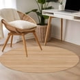 thumbnail image 4 of Round Rugs 4 Ft, Brown Wood Grain Non Slip Area Rugs for Kitchen Bedroom Entryway, Retro Western Farmhouse Wooden Board Washable Carpet Runner Rug Floor Mats for Bedroom Home Decor, 4 of 8