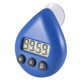 thumbnail image 3 of Reloj de BañO Digital Reloj de Ducha una Prueba de Agua Temporizador Temperatura Humedad Temporizador de Cuenta Regresiva Visual Reloj de Pared Azul, 3 of 5