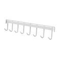 thumbnail image 2 of Dualoai Wall Mounted Badminton Racquet Rack Compact Hanging Hook for Club School Gym White 8 Hooks, 2 of 9
