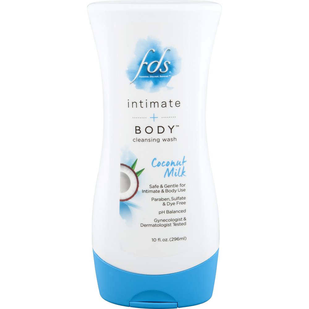 FDS Feminine Intimate & Body Cleansing Wash, Coconut Milk, 10 Oz