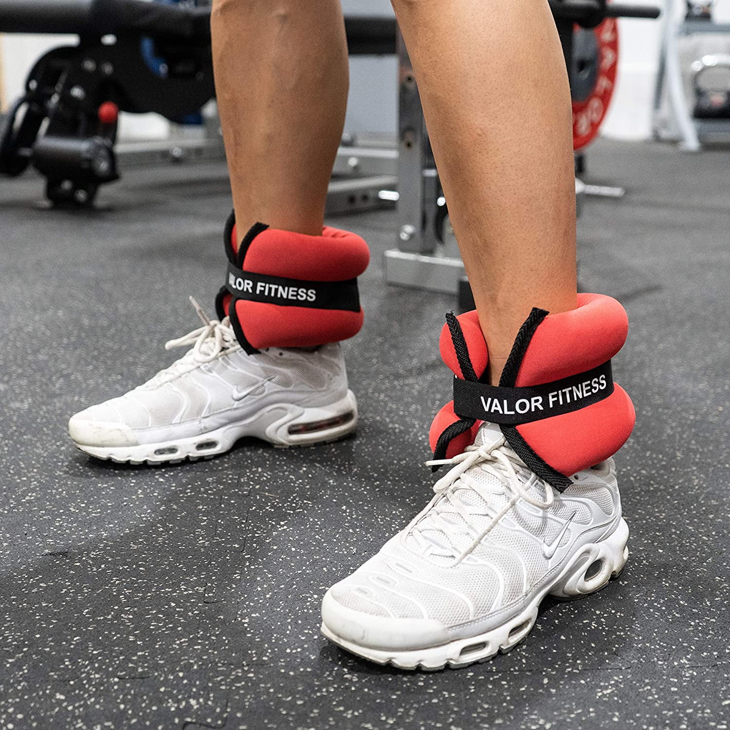 Valor Fitness Ankle or Wrist Weights -3 lb Each -Pair - Adjustable Velcro Straps - Home Gym Workout - EA-11