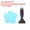 Blue, variant on Uxcell Non Slip Bathtub Stickers, Anti Slip Shower Stickers with Scraper Bathroom Floor Decals Flower Shape Blue